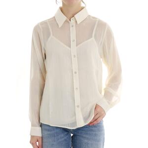 CAMICIA LUREX MOLLY BRACKEN PANNA